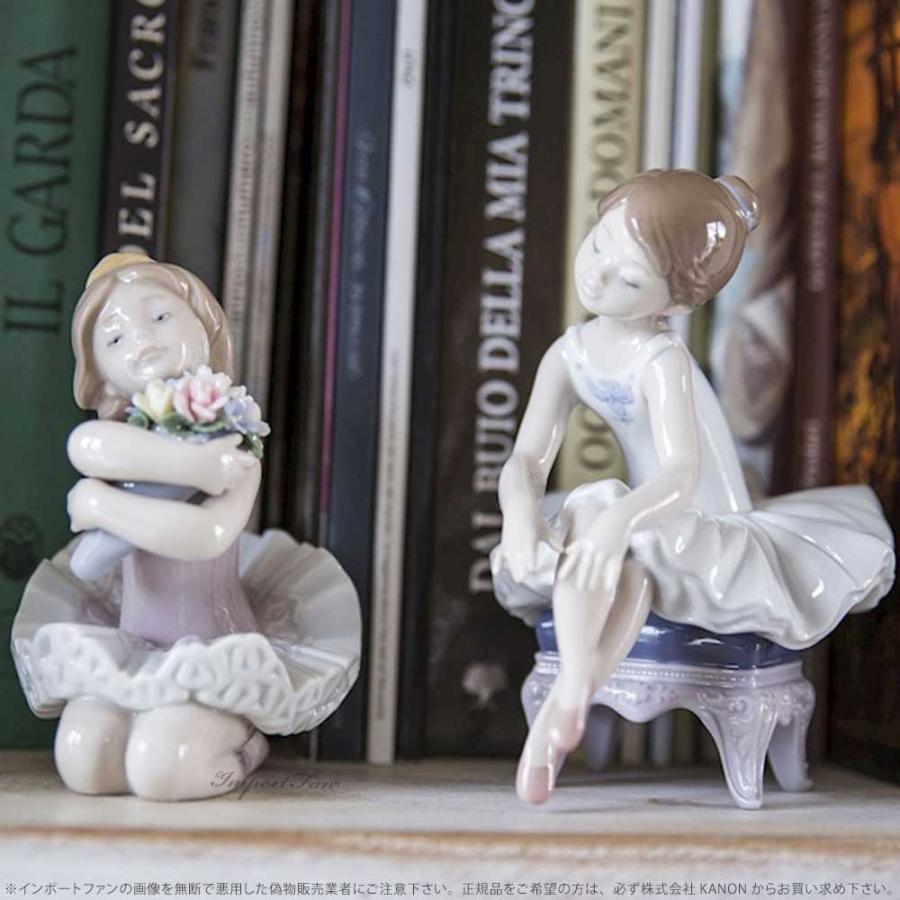 LLADRO（リヤドロ） リトルバレリーナ 出番前 バレエ 置物 01008125
