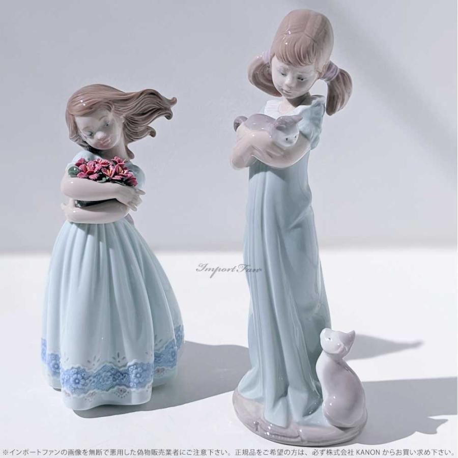 LLADRO（リヤドロ） 私のことも忘れないで 少女 猫 ネコ 置物 01005743