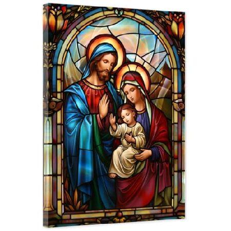 並行輸入品】 ARTZGX 聖家族写真 イエスと聖母マリア キャンバス