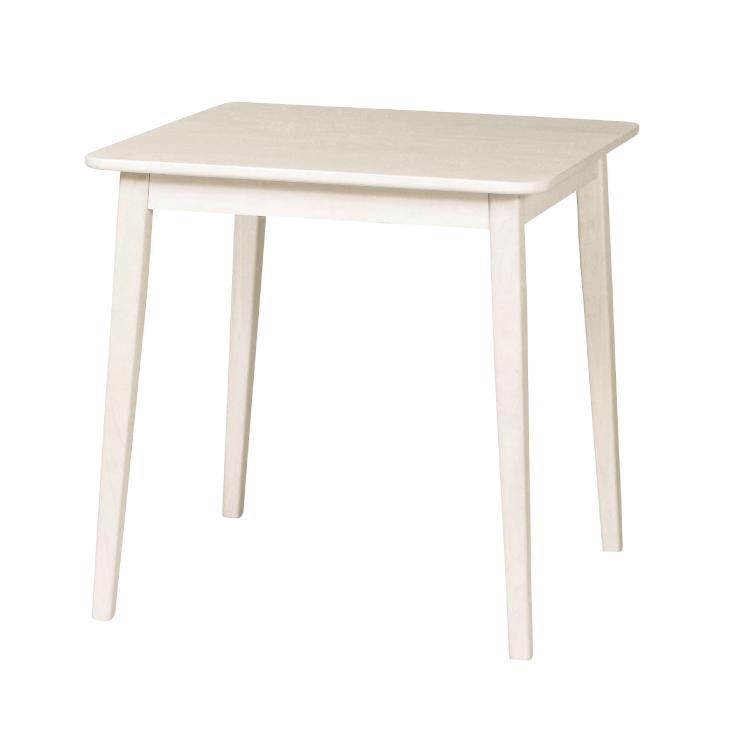 ダイニングテーブル 正方形 2人用 小さめ 幅70cm 天然木製