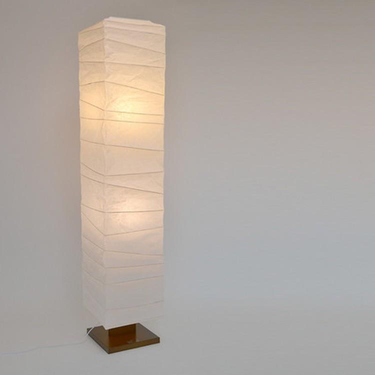 フロアライト 美濃和紙 和風 おしゃれ 長方形 ホワイト 2灯 LED対応