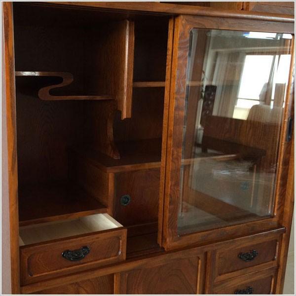 茶箪笥 日本製 茶タンス 国産 茶ダンス 和風 茶棚 木製 リビングボード