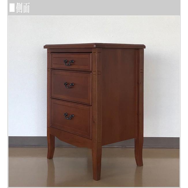 曙工芸製作所 チェスト 木製 電話台 おしゃれ FAX台 アンティーク