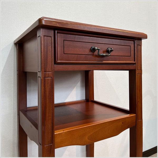 曙工芸製作所 電話台 おしゃれ FAX台 完成品 ファックス台