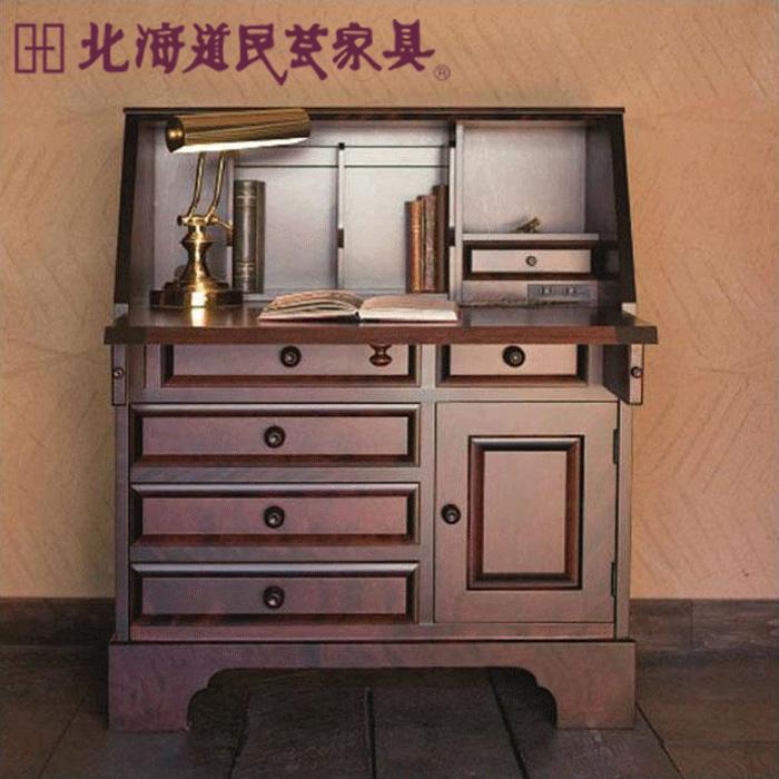 飛騨産業 北海道民芸家具 ライティングデスク アンティーク