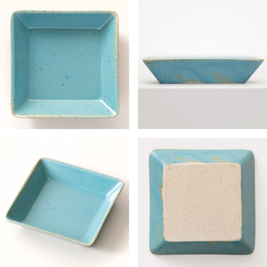 プレート 8.5cm S KASANE スクエア 陶器 同色4枚セット （ 食洗機対応