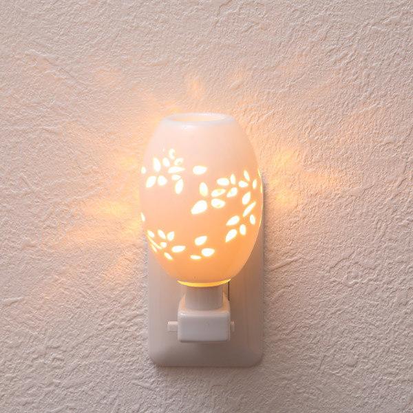 照明 アロマランプ セラミック 陶器 アロマライト コンセント型 白熱球