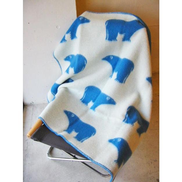 ROROS TWEED / ロロス ツイード ブランケットisbjorn MINI BLUE アイス