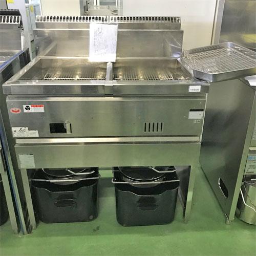 業界最長1年保証】ガスフライヤー 都市ガス 業務用 中古/送料別途見積