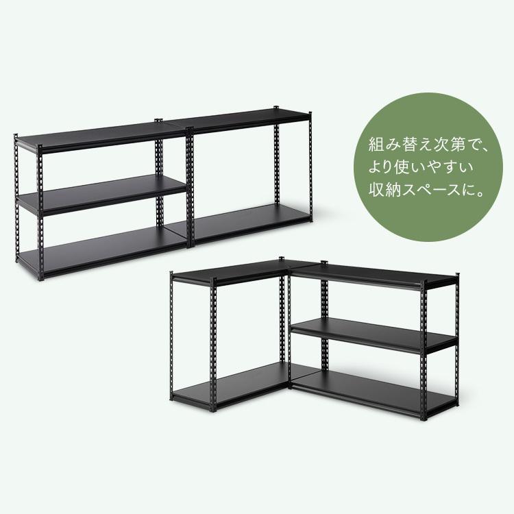 スチールラック 幅150 収納 業務用 メタルラック 簡単組立 5段