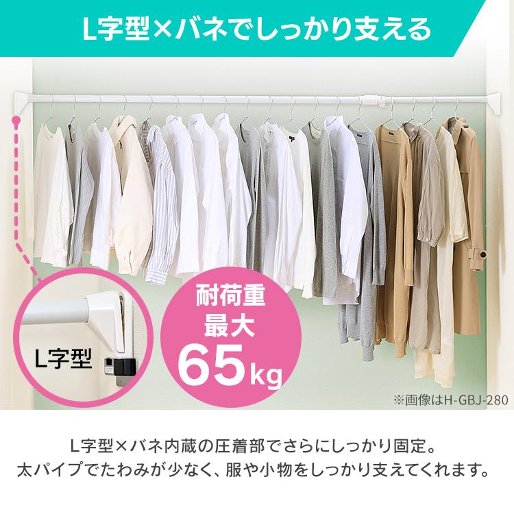 IRIS OHYAMA（アイリスオーヤマ） 突っ張り棒 極太 強力 物干し 収納