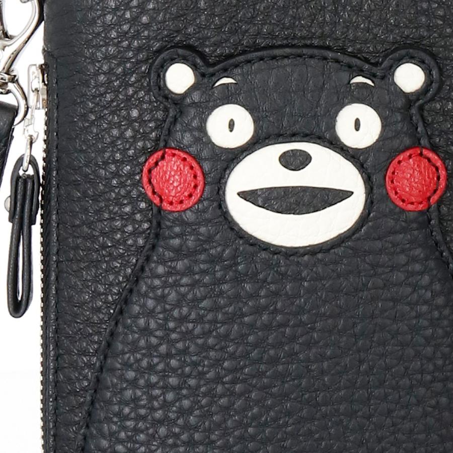 イビサ公式 人気 くまモン スマホショルダー 斜めがけ 携帯 ショルダー