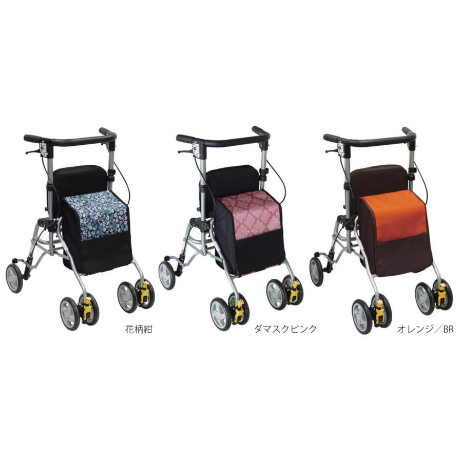 島製作所 シンフォニーSPスリム／花柄紺（島製作所）歩行車