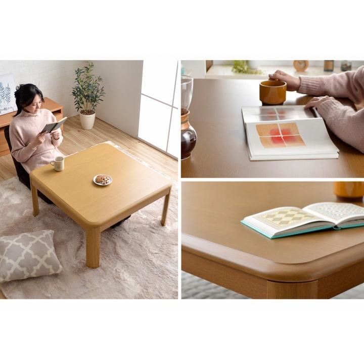 サンコウ こたつ テーブル 正方形 こたつ台 家具調木製こたつ台 サイズ