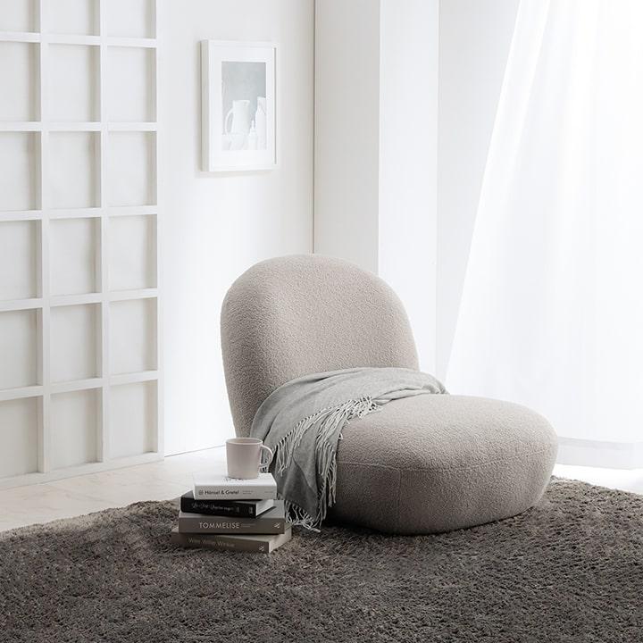 ソファー 1人掛け 一人掛け モコファ 一人用 1P 座椅子 ソファ 可愛い