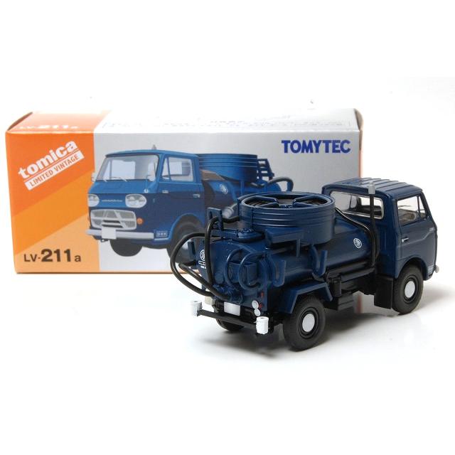 トミーテック LV-211a マツダ E2000 バキュームカー（紺）トミカ