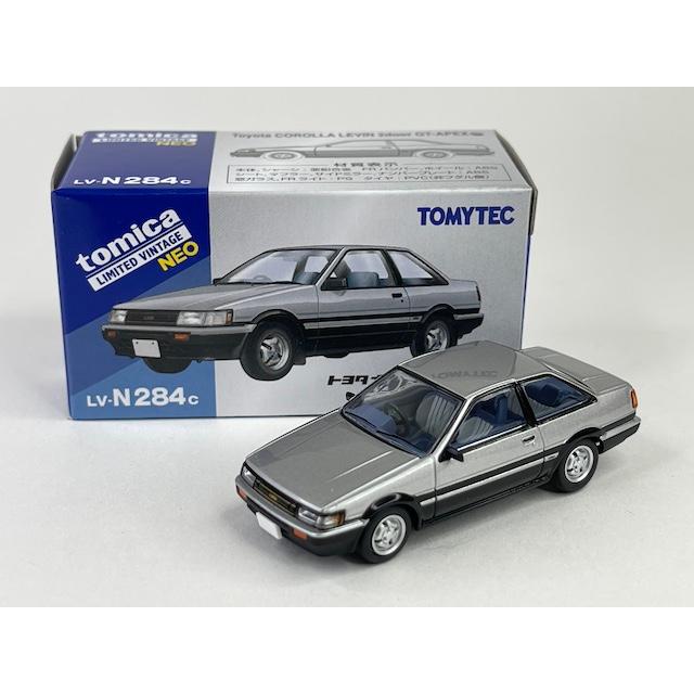 トミーテック LV-N284c トヨタ カローラレビン 2ドア GT−APEX (銀/黒