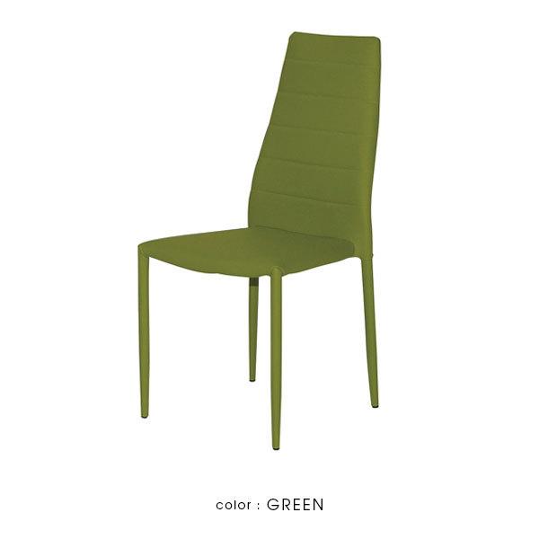 スタッキングチェア 4脚セット ダイニングチェア レッド ホワイト