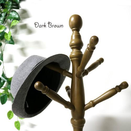 ポールハンガー アンティーク 木製 コートハンガー ハンガーラック