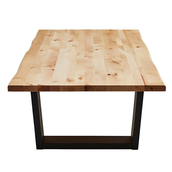 座卓 180 バーチ 無垢 一枚板風 おしゃれ 座卓テーブル 6人掛け〜8人