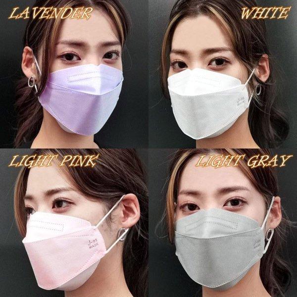 J-95 マスク 日本製 選べる6色×各5枚 30枚入 4層構造 不織布 JIS規格