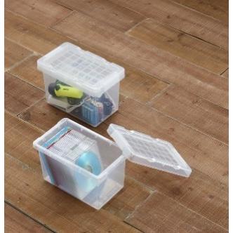 収納ケース 収納ボックス 4.9L 4個組 クリアケース スタッキング 収納