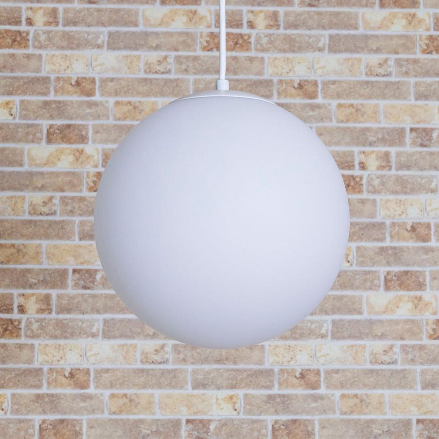 天井照明 1灯 フロスト ガラスペンダントライト 10インチ 直径25cm