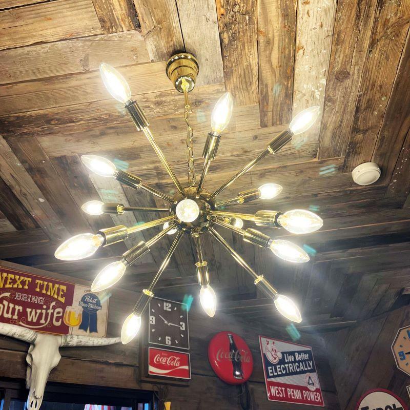 天井照明 SPUTNIK LAMP(スプートニクランプ) 16灯 3色あり（マッド