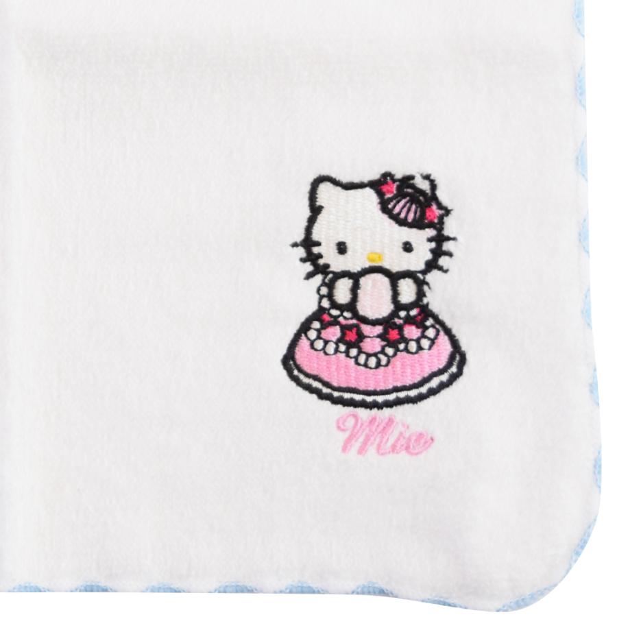 ハローキティ 伊勢志摩限定 真珠ドレスキティ 刺繍タオル2枚組 DIKM