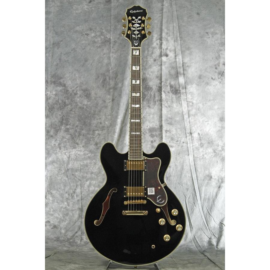 Epiphone / Sheraton II Pro Ebony エピフォン エレキギター セミアコ