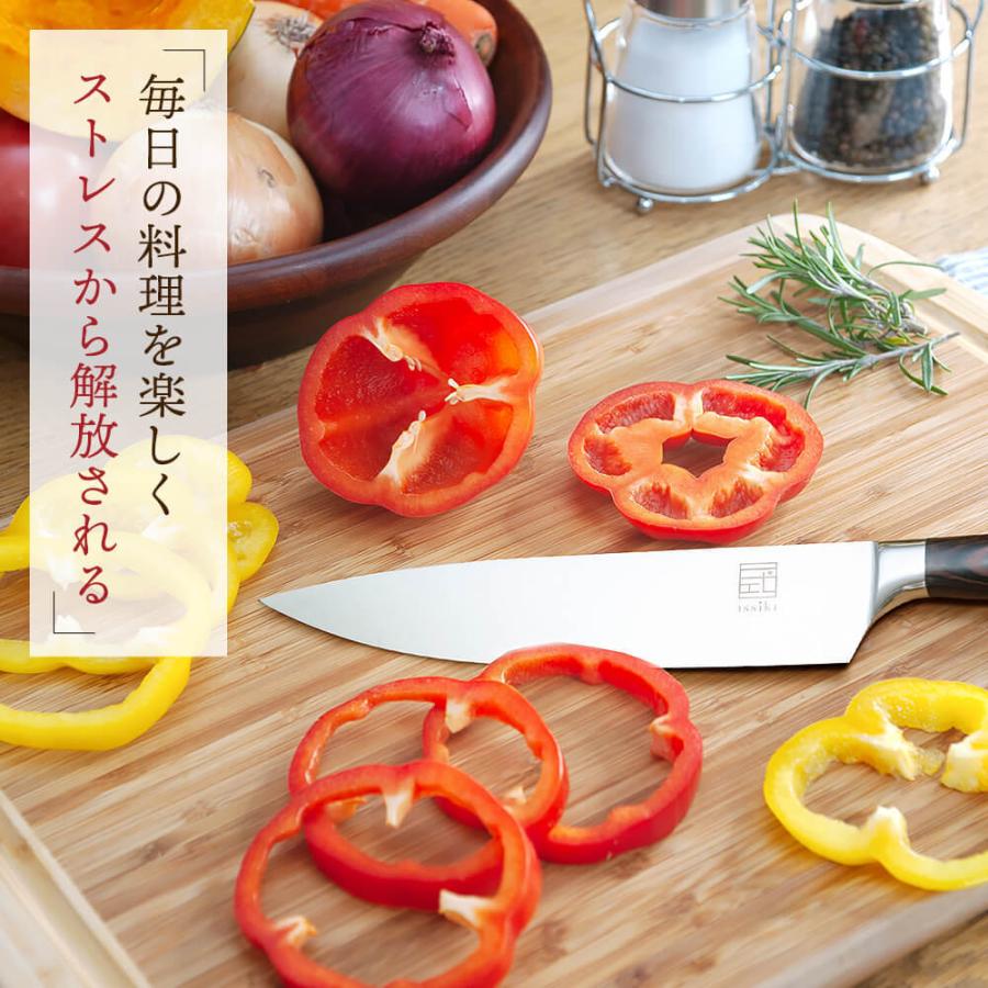 issiki 包丁 牛刀包丁 20cm ISSIKI 送料無料 ステンレス すごく よく