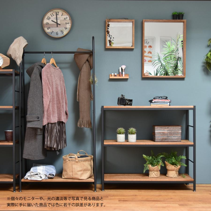 B.Bファニシング ZAGA 3段ラック 幅90 ZR-900BR オープンシェルフ