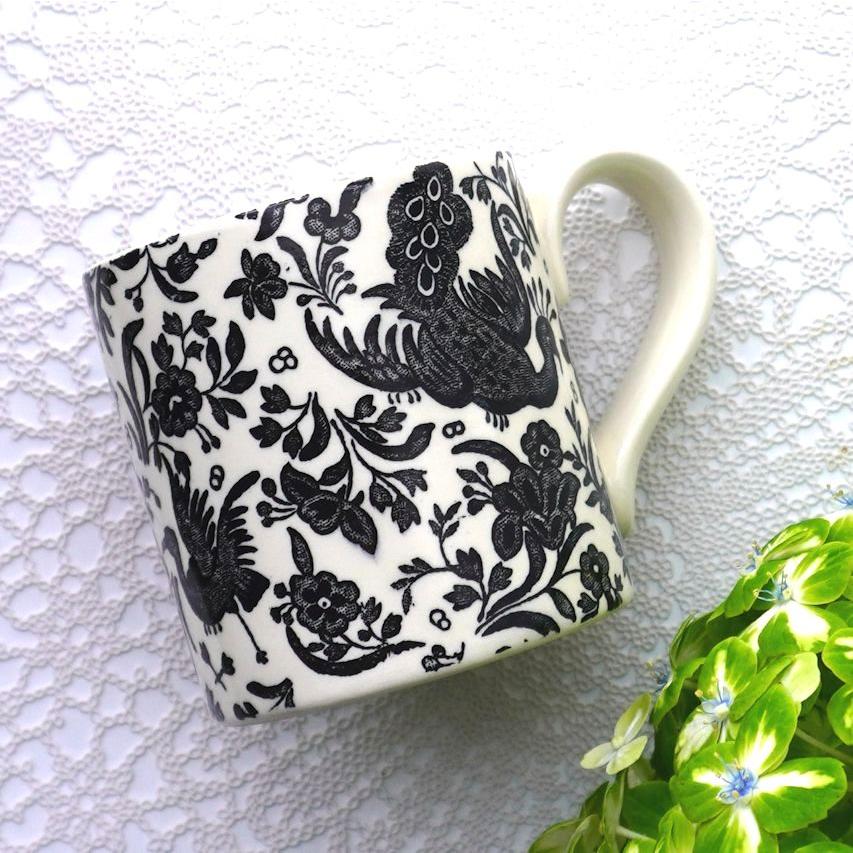 BURLEIGH（バーレイ） ブラック リーガルピーコック マグカップ