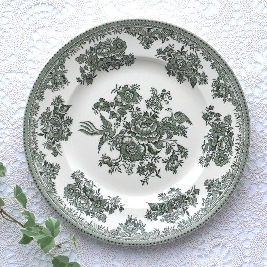 BURLEIGH（バーレイ） グリーン アジアティックフェザンツ プレート