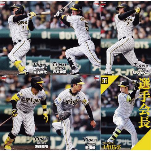 阪神タイガース】カルビー 2024 プロ野球チップス第2弾 [チーム別