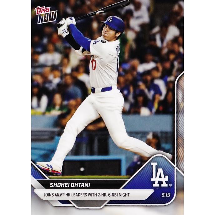 184【大谷翔平/ドジャース】2025 MLB TOPPS NOW [2025.5.15] 1試合2HR