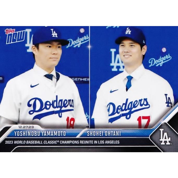 OS26【大谷翔平&山本由伸/ドジャース】2023 MLB TOPPS NOW [2023.12.27