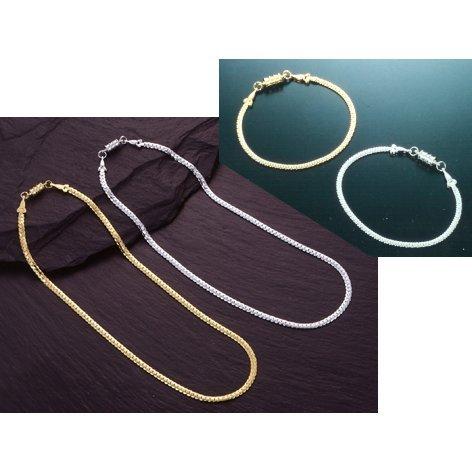 医療用具取得の 磁気ネックレス ＆ブレスレット のセット品 メンズ