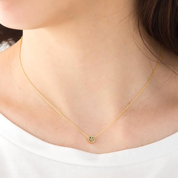 スマイリー ニコちゃん スマイル ネックレス ニッケルフリー 金属