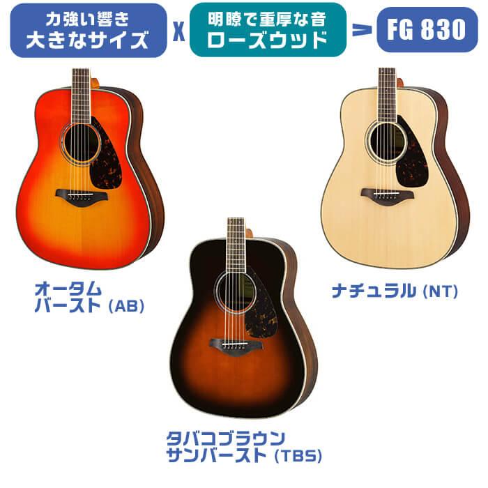 YAMAHA（ヤマハ） アコースティックギター 初心者 セット YAMAHA FS830