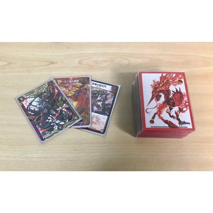 デュエルマスターズ 本格構築 【4c邪王門】 デッキ＆二重スリーブ : 自