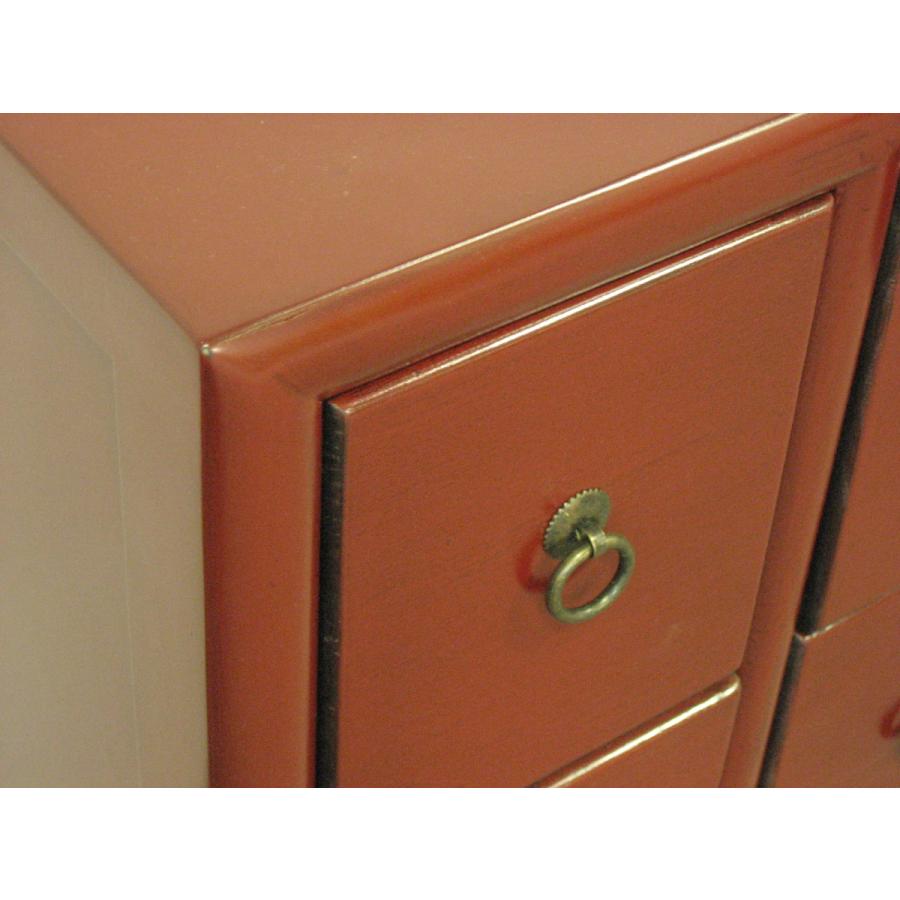 中国家具 FT0391 アジアン家具 アンティーク調 チェスト 薬棚 送料無料