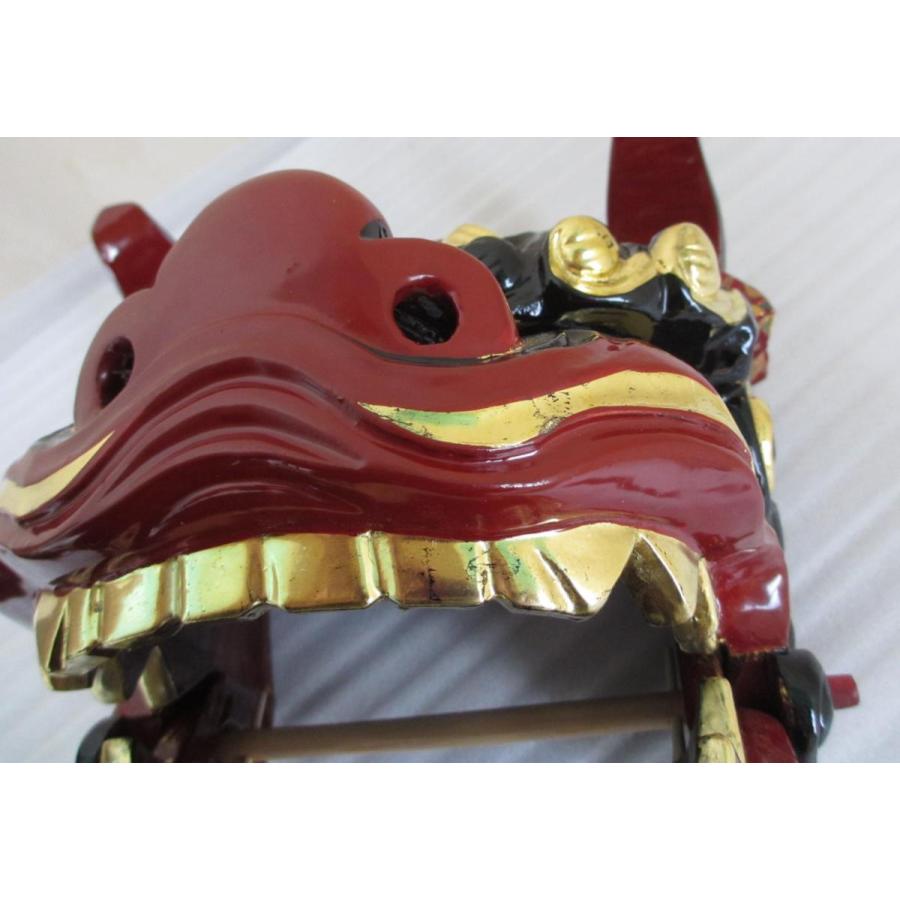 特別販売品】獅子頭 宇津 7寸(幅21.5cm高21cm奥20.5cm)長期在庫品の為