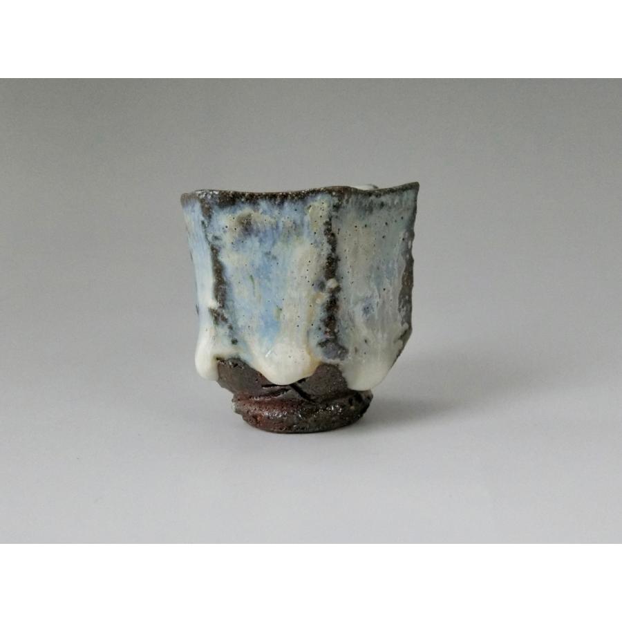 中川自然坊窯 斑唐津面取ぐい呑(共箱付き) 唐津焼 : 唐津焼中川自然坊