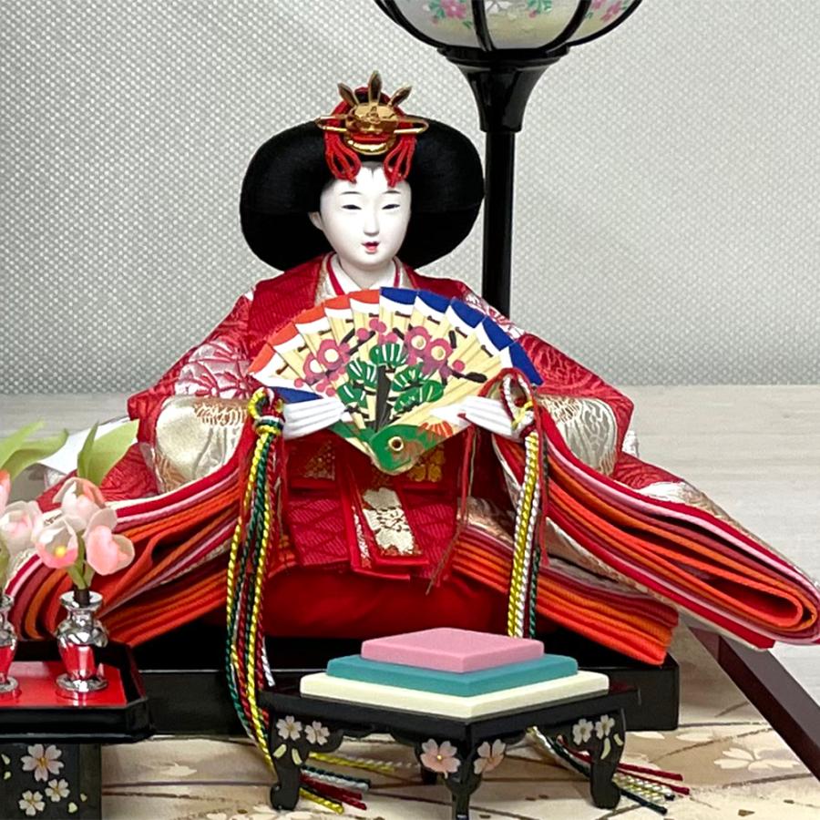 雛人形 久月 ひな人形 親王飾り ガラスケース コンパクト ケース飾り