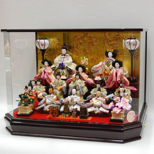 雛人形 久月 ケース飾り 15人飾り : 雛人形-五月人形-販売-通販の陣屋