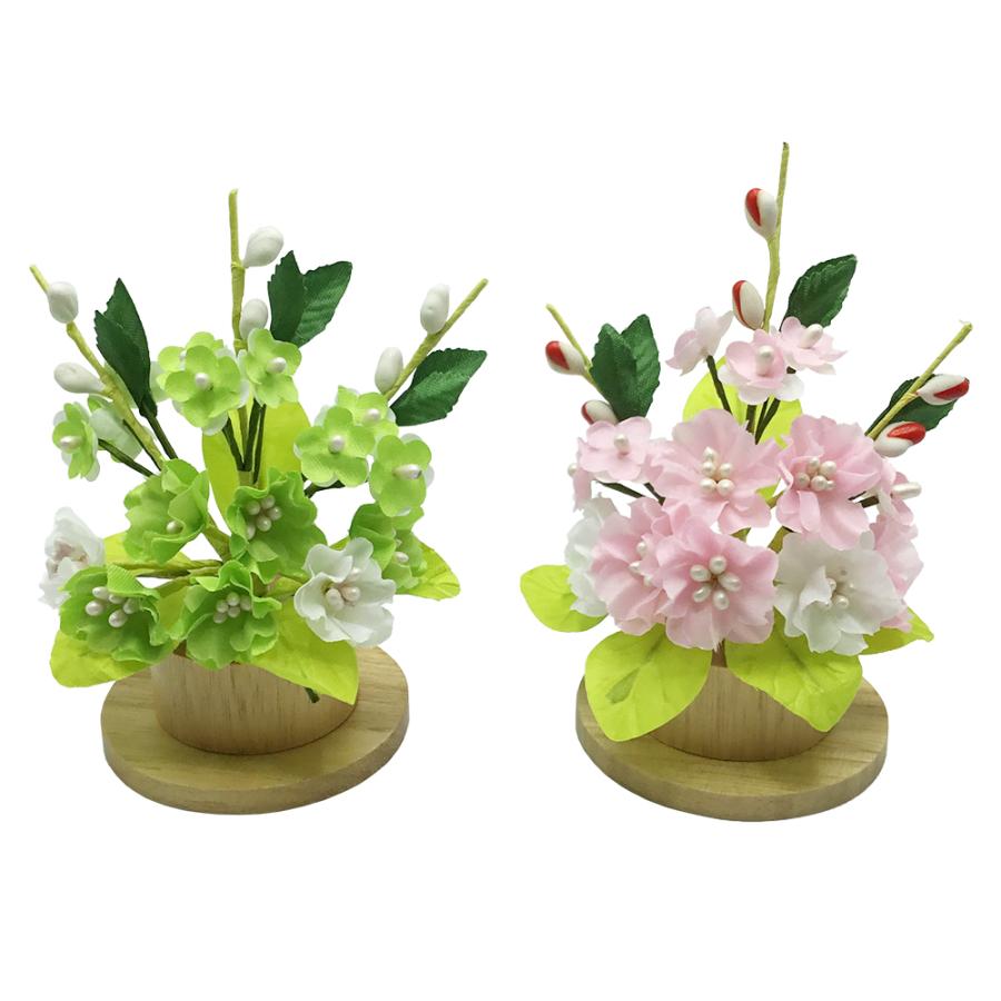雛人形 ひな人形 お祝い 花 セット 箱付き桜橘 新うらら コンパクト