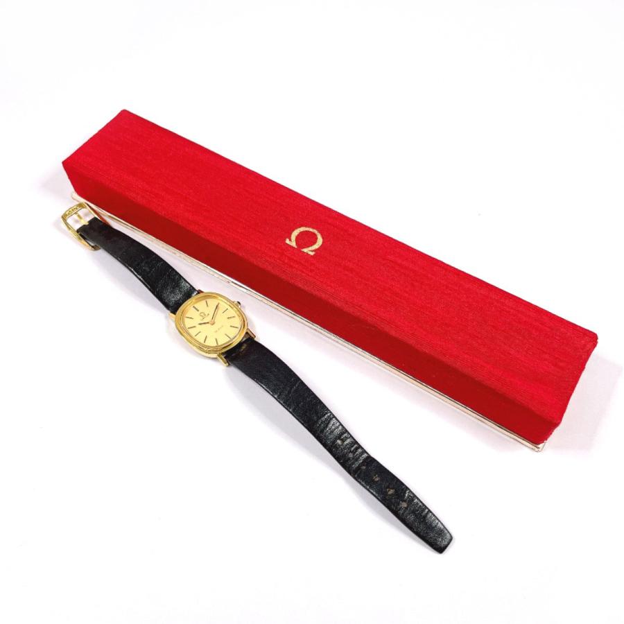 OMEGA（オメガ） 腕時計 デビル ステンレススチール/レザー ゴールド