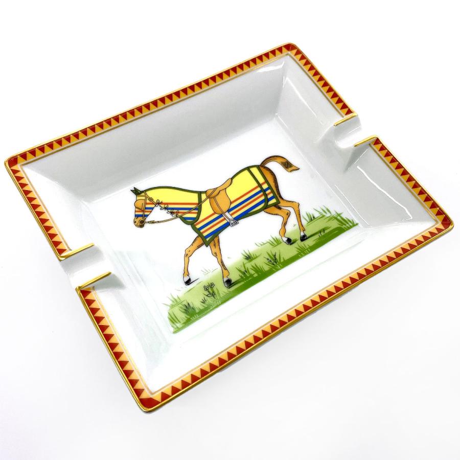 HERMES（エルメス） アッシュトレイ 灰皿 小物入れ 馬 ホース 陶器