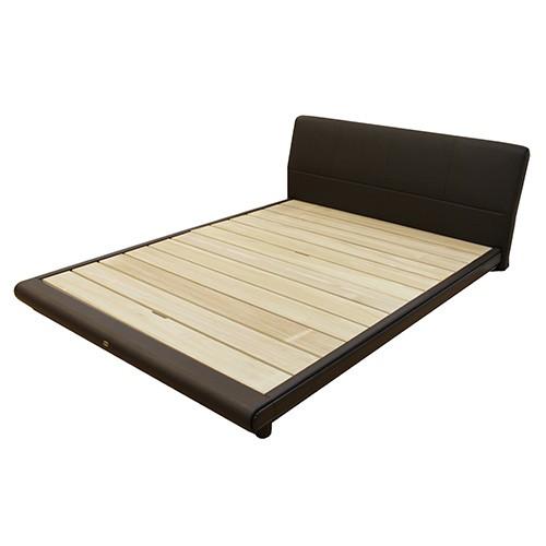 SIMMONS（シモンズ） 本革ベッドフレーム グレースサルーン Q クィーン